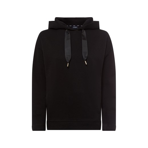 JOOP! Damski sweter z kapturem Kobiety czarny jednolity ze sklepu vangraaf w kategorii Bluzy damskie - zdjęcie 177788936