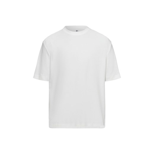 Nils Sundström Koszulka męska Mężczyźni Bawełna kitt jednolity ze sklepu vangraaf w kategorii T-shirty męskie - zdjęcie 177788945