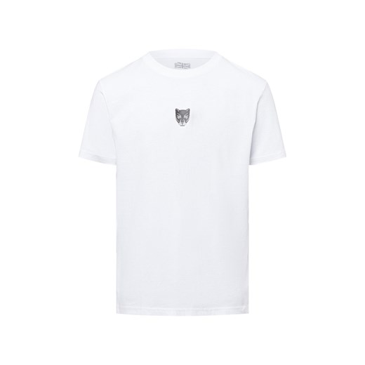 Finshley & Harding London Koszulka męska Mężczyźni Bawełna biały nadruk ze sklepu vangraaf w kategorii T-shirty męskie - zdjęcie 177788965