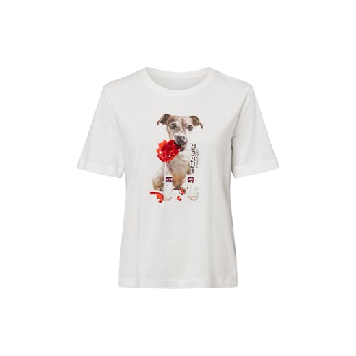 Marc Cain Koszulka damska Kobiety Bawełna biały jednolity ze sklepu vangraaf w kategorii Bluzki damskie - zdjęcie 177789248