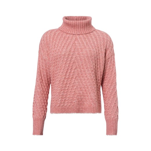 Opus Damski sweter z dzianiny - Plinea Kobiety Sztuczne włókno brudny róż jednolity ze sklepu vangraaf w kategorii Swetry damskie - zdjęcie 177789269