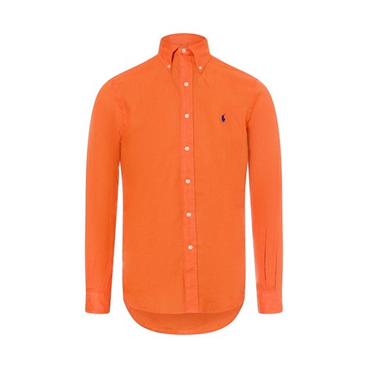 Polo Ralph Lauren Męska koszula casual Mężczyźni Comfort Fit len pomarańczowy Polo Ralph Lauren XL vangraaf