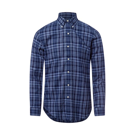 Polo Ralph Lauren Koszula męska Mężczyźni Comfort Fit Bawełna niebieski w kratkę ze sklepu vangraaf w kategorii Koszule męskie - zdjęcie 177789339
