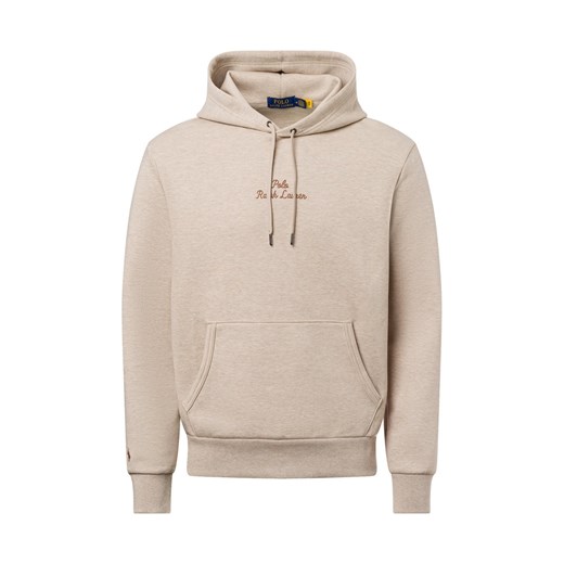Polo Ralph Lauren Męski sweter z kapturem Mężczyźni écru jednolity ze sklepu vangraaf w kategorii Bluzy męskie - zdjęcie 177789347