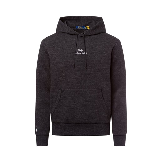 Polo Ralph Lauren Męski sweter z kapturem Mężczyźni antracytowy marmurkowy ze sklepu vangraaf w kategorii Bluzy męskie - zdjęcie 177789348