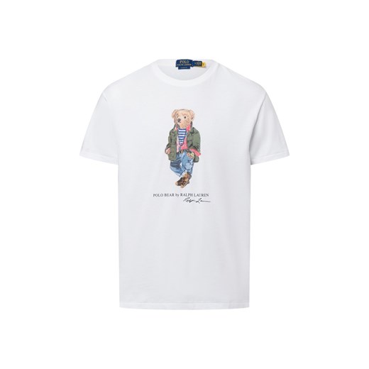 Polo Ralph Lauren Koszulka męska Mężczyźni Bawełna biały nadruk Polo Ralph Lauren XL vangraaf