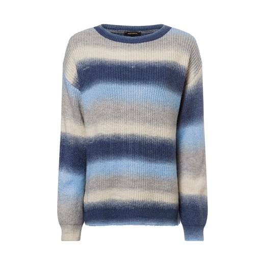 More & More Sweter damski z dzianiny Kobiety niebieski w paski ze sklepu vangraaf w kategorii Swetry damskie - zdjęcie 177789388