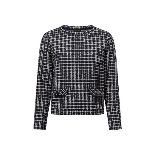 More & More Sweter damski z dzianiny Kobiety granatowy w kratkę ze sklepu vangraaf w kategorii Swetry damskie - zdjęcie 177789428