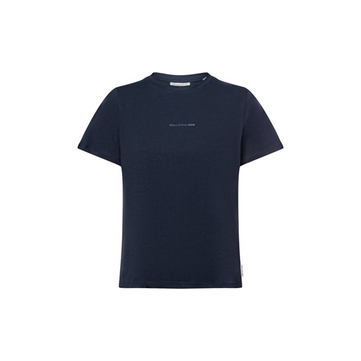 Marc O'Polo Denim Koszulka damska Kobiety Bawełna granatowy jednolity ze sklepu vangraaf w kategorii Bluzki damskie - zdjęcie 177789538