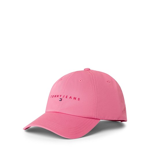 Tommy Jeans Czapka damska Kobiety Bawełna wyrazisty róż jednolity ze sklepu vangraaf w kategorii Czapki z daszkiem damskie - zdjęcie 177789637