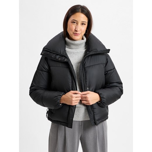 HUGO Damska kurtka pikowana - Fary-2 Kobiety Sztuczne włókno czarny jednolity XS wyprzedaż vangraaf