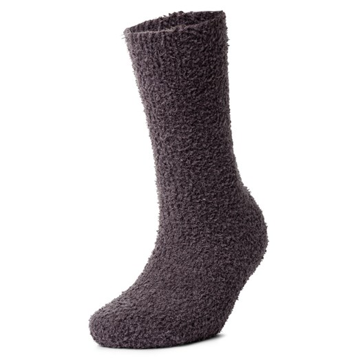 Cuddly Socks Skarpety - Cuddly Socks Kobiety szary jednolity ze sklepu vangraaf w kategorii Skarpetki damskie - zdjęcie 177789935