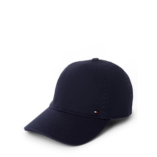 Tommy Hilfiger Męska czapka z daszkiem Mężczyźni Bawełna granatowy jednolity ze sklepu vangraaf w kategorii Czapki z daszkiem męskie - zdjęcie 177790207