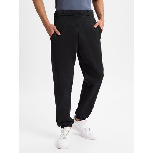 PEGADOR Męskie spodnie do biegania Mężczyźni czarny jednolity ze sklepu vangraaf w kategorii Spodnie męskie - zdjęcie 177790225