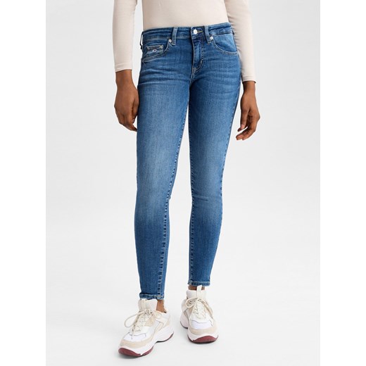 Tommy Jeans Dżinsy - Sophie Kobiety Bawełna medium stone jednolity ze sklepu vangraaf w kategorii Jeansy damskie - zdjęcie 177790238
