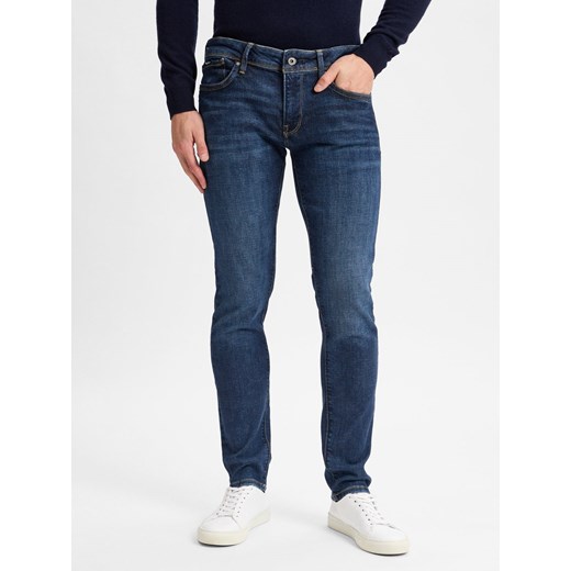 Pepe Jeans Pepe Jeans - Hatch Mężczyźni dark stone jednolity ze sklepu vangraaf w kategorii Jeansy męskie - zdjęcie 177790326