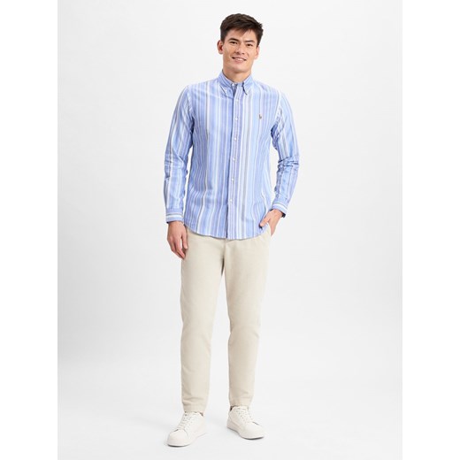Polo Ralph Lauren Męska koszula casual Mężczyźni Regular Fit Bawełna niebieski w Polo Ralph Lauren M promocja vangraaf