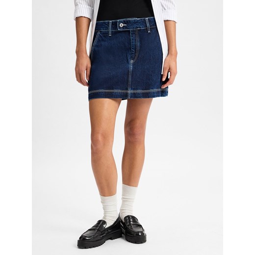 HUGO BLUE Dżinsowa spódnica damska - Garalia_B Kobiety Bawełna denim jednolity Hugo Blue M vangraaf