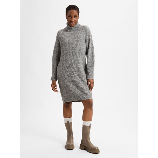 Opus Damska sukienka z dzianiny - Wakona Kobiety Bawełna jasny szary marmurkowy Opus 36 promocyjna cena vangraaf