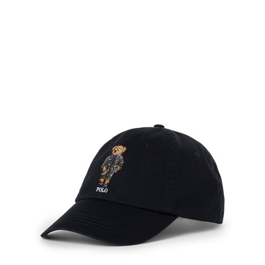 Polo Ralph Lauren Męska czapka z daszkiem Mężczyźni Bawełna czarny jednolity ze sklepu vangraaf w kategorii Czapki z daszkiem męskie - zdjęcie 177790658