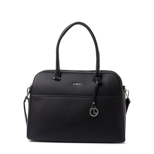 L.Credi Sprzedawca damski - Franka Kobiety Sztuczna skóra czarny jednolity ze sklepu vangraaf w kategorii Torby Shopper bag - zdjęcie 177790687