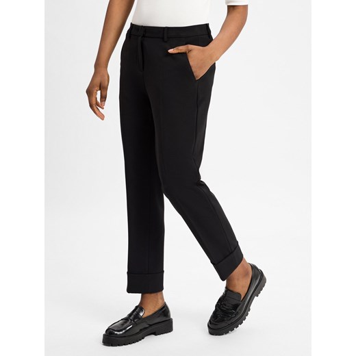 Cambio Spodnie - Krystal Kobiety Sztuczne włókno granatowy jednolity Cambio 38 vangraaf