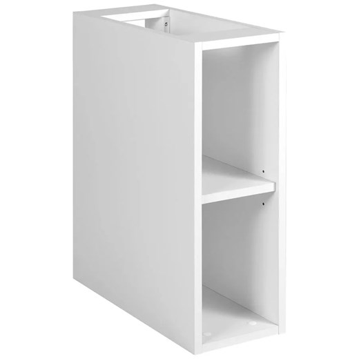 Biała wąska półka łazienkowa 20 cm T0-S43 ze sklepu Edinos.pl w kategorii Szafki i regały łazienkowe - zdjęcie 177792125