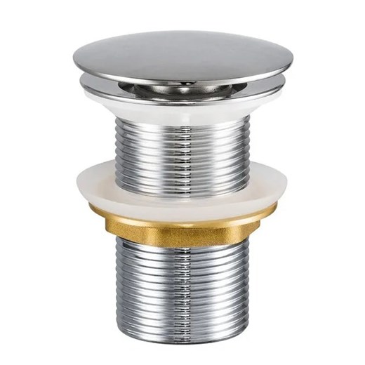 Srebrny uniwersalny korek do umywalki klik-klak D3-R26 ze sklepu Edinos.pl w kategorii Dom - zdjęcie 177792368