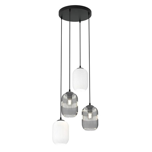 Nowoczesna lampa wisząca z czterema kloszami - D165 C0-K15 ze sklepu Edinos.pl w kategorii Lampy wiszące - zdjęcie 177792508