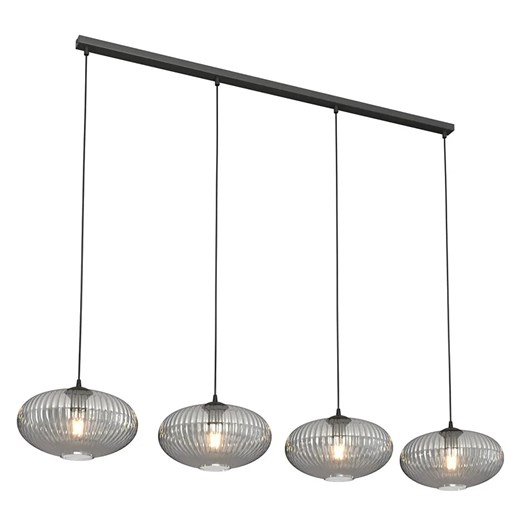 Industrialna lampa wisząca z grafitowymi kloszami - 3X D174 T4-C96 ze sklepu Edinos.pl w kategorii Lampy wiszące - zdjęcie 177792567