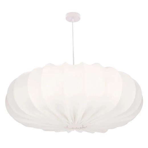Nowoczesna lampa wisząca z abażurem w kolorze latte W5-E40 ze sklepu Edinos.pl w kategorii Lampy wiszące - zdjęcie 177792586