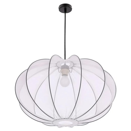 Nowoczesna lampa wisząca z białym abażurem 52 cm - D198-Emesso Lumes One Size Edinos.pl