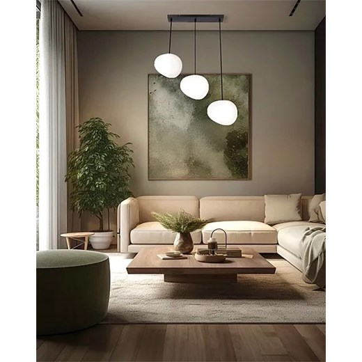 Nowoczesna potrójna lampa wisząca - D207-Flavex Lumes One Size Edinos.pl
