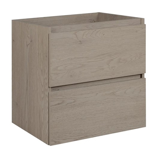 Wisząca szafka łazienkowa ciemny dąb 60 cm R6-D50 ze sklepu Edinos.pl w kategorii Szafki i regały łazienkowe - zdjęcie 177792818