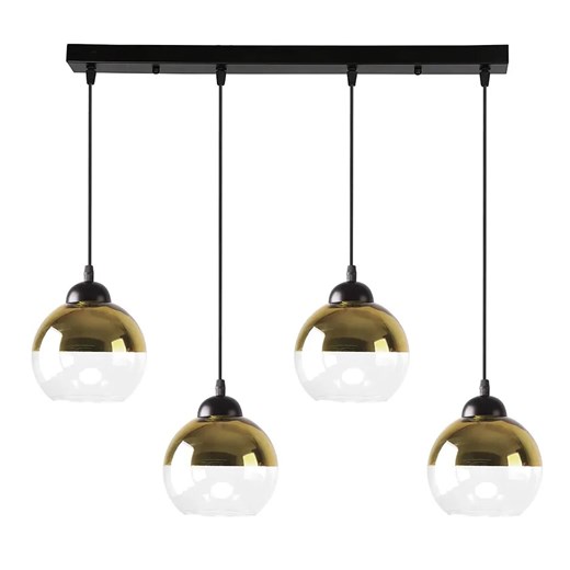 Nowoczesna lampa wisząca z czterema kloszami 3X D239 F2-Z65 ze sklepu Edinos.pl w kategorii Lampy wiszące - zdjęcie 177792908