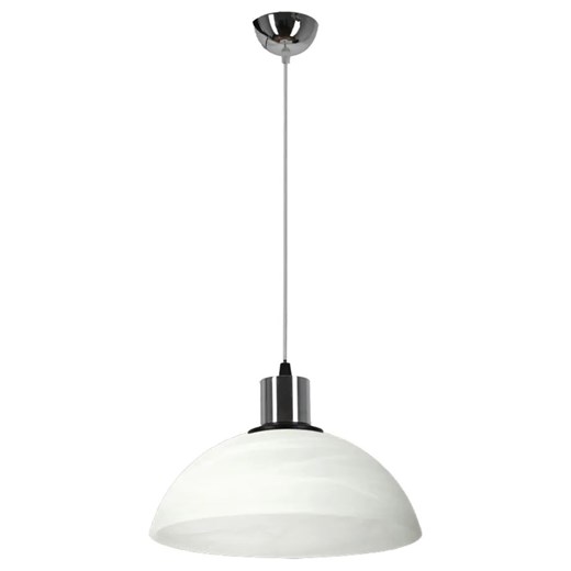 Stylowa biała lampa sufitowa - G6-P66 ze sklepu Edinos.pl w kategorii Lampy wiszące - zdjęcie 177792975