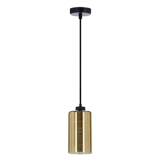 Złota pojedyncza lampa wisząca - D264 N2-D57 ze sklepu Edinos.pl w kategorii Lampy wiszące - zdjęcie 177793076