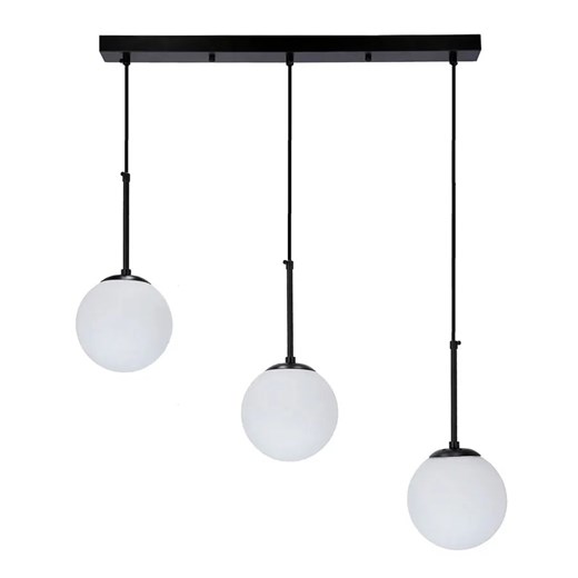 Potrójna czarna lampa wisząca - D269-Seya Lumes One Size Edinos.pl