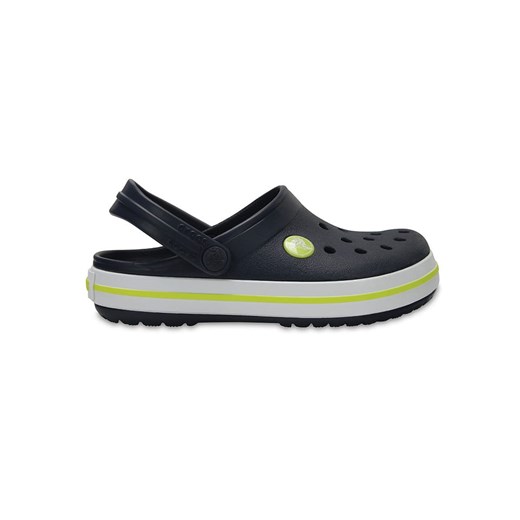 Crocs Chodaki &quot;Crocband&quot; w kolorze granatowo-żółtym ze sklepu Limango Polska w kategorii Klapki dziecięce - zdjęcie 177795785