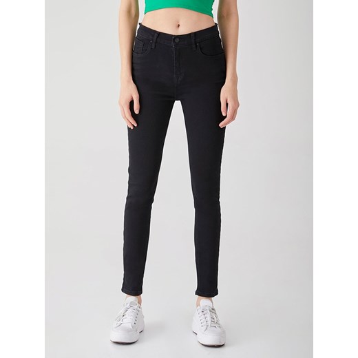 LTB Dżinsy &quot;Amy X Sevena&quot; - Skinny fit - w kolorze czarnym W26/L32 okazja Limango Polska