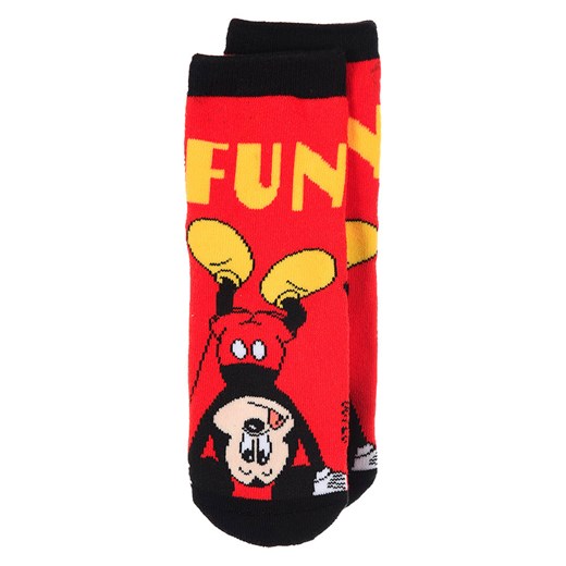 Disney Mickey Mouse Skarpety &quot;Myszka Miki&quot; w kolorze czerwono-czarnym ze sklepu Limango Polska w kategorii Skarpetki dziecięce - zdjęcie 177798016