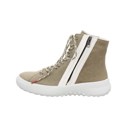 Think! Skórzane botki w kolorze beżowym ze sklepu Limango Polska w kategorii Botki - zdjęcie 177798407