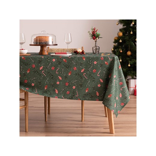 Mint Rugs Obrus &quot;Christmas Maison&quot; w kolorze zielono-czerwonym ze sklepu Limango Polska w kategorii Obrusy i bieżniki - zdjęcie 177798485