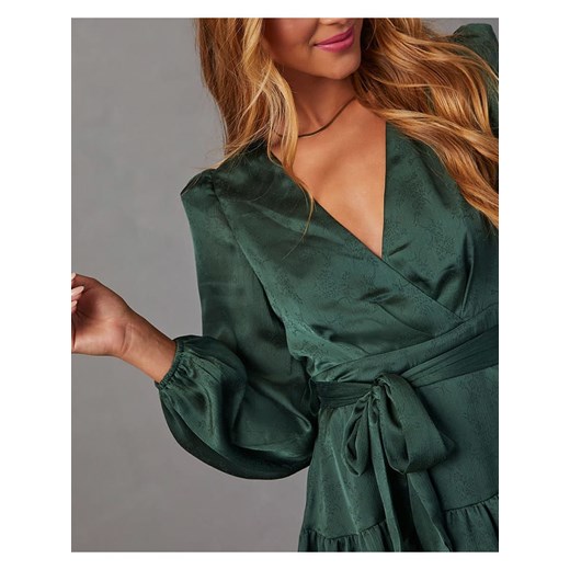 LA Angels Sukienka w kolorze zielonym La Angels M wyprzedaż Limango Polska