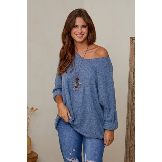 Joséfine Sweter &quot;Palomar&quot; w kolorze niebieskim Joséfine L Limango Polska wyprzedaż