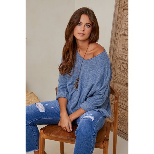 Joséfine Sweter &quot;Palomar&quot; w kolorze niebieskim Joséfine L promocja Limango Polska