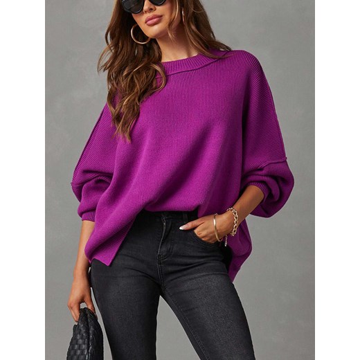 LA Angels Bluza w kolorze fioletowym ze sklepu Limango Polska w kategorii Bluzy damskie - zdjęcie 177799746