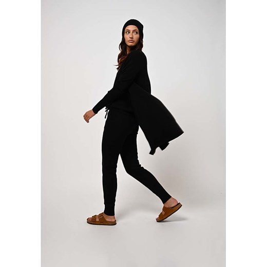 AUTHENTIC CASHMERE Kaszmirowy kardigan &quot;Chésery&quot; w kolorze czarnym L wyprzedaż Limango Polska