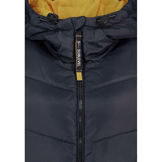 Sublevel Płaszcz pikowany w kolorze granatowym L Limango Polska okazja