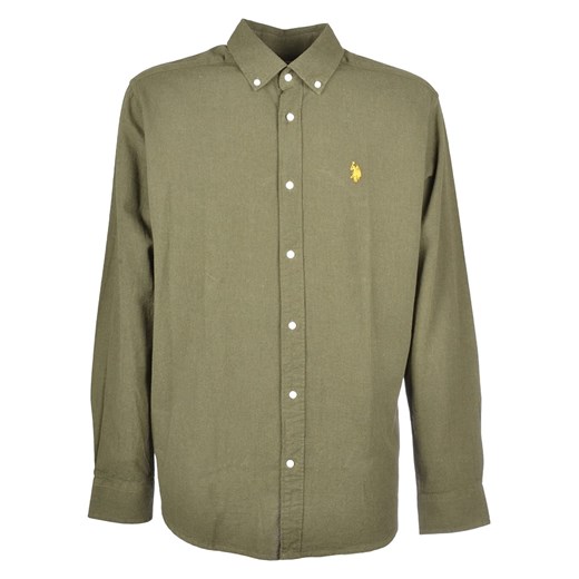 U.S. Polo Assn. Koszula - Regular fit - w kolorze khaki ze sklepu Limango Polska w kategorii Koszule męskie - zdjęcie 177800986